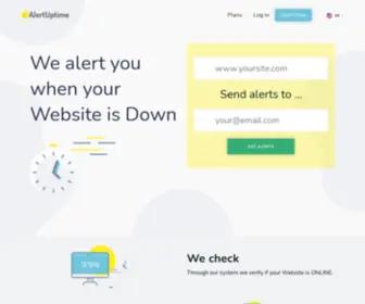 Alertuptime.com(Alertuptime) Screenshot