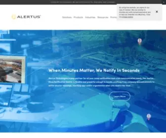 Alertus.com(Alertus Technologies) Screenshot