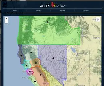 Alertwildfire.org(Network Map) Screenshot