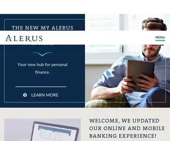 Alerus.com(Personal and Business Financial Services) Screenshot