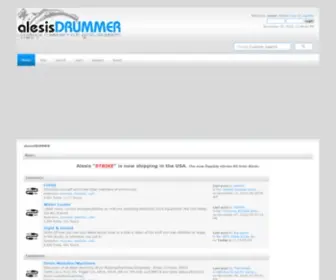 Alesisdrummer.com(Alesis Strike Pro SE) Screenshot