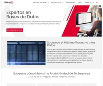 Aleson-ITC.com(Expertos en Bases de Datos para Empresas) Screenshot