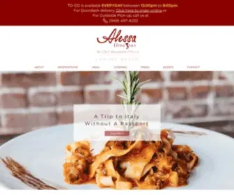 Alessalaguna.com(Alessa by Chef Pirozzi) Screenshot