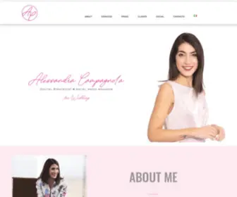 Alessandracampagnola.it(Social Media Manager e Digital Strategist for wedding) Screenshot