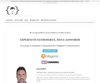 Alessandrognola.com(Ecommerce) Screenshot