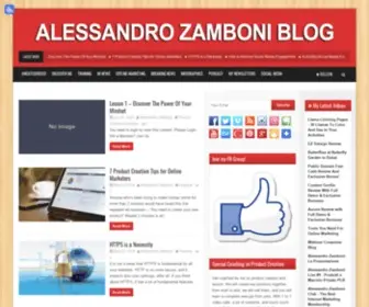 Alessandrozamboni.com(Internet Marketing Blog) Screenshot