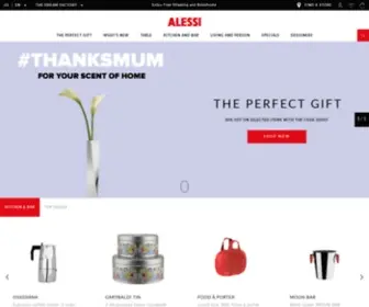 Alessi.com(Alessi Spa (IT)) Screenshot
