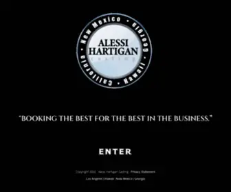 Alessihartigancasting.com(Alessi Hartigan books the best for the best in the business) Screenshot