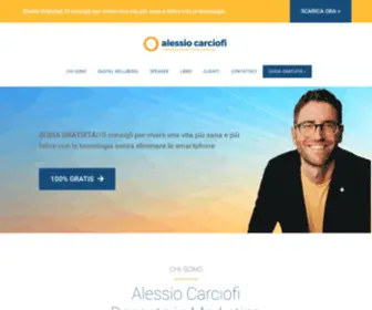 Alessiocarciofi.com(Digital Detox) Screenshot