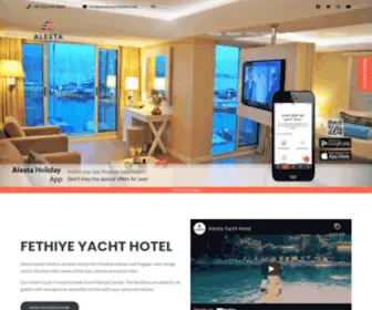 Alestayachthotel.com(Fethiye yacht hotel Alesta) Screenshot