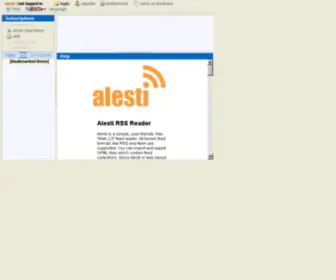 Alesti.org(Alesti RSS Reader) Screenshot