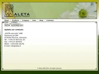 Aleta.lt(NEW ADDRESS) Screenshot