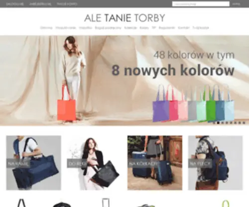 Aletanietorby.pl(Sklep Ale Tanie Torby) Screenshot