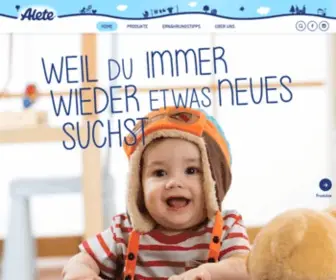 Alete.de(Beikost für Babys & Kleinkinder) Screenshot