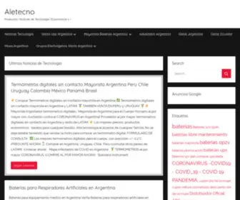 Aletecno.com.ar(Noticias de Tecnología) Screenshot