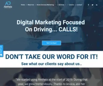 Aletheiadigital.com(Digital Marketing Agency in Columbus GA) Screenshot