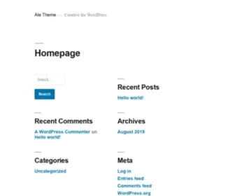 Alethemes.com(Ale Theme) Screenshot