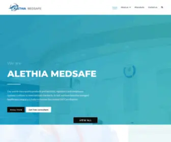 Alethiamedsafe.com(ALETHIA MEDSAFE) Screenshot
