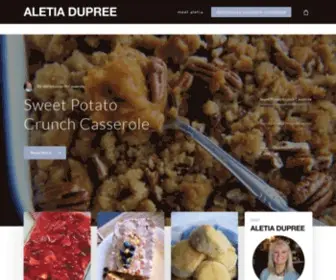 Aletiadupree.com(Aletia DuPree) Screenshot