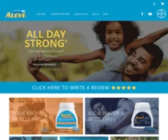 Aleve.com(Aleve®) Screenshot