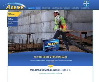 Aleveextrafuerte.com(Aleve) Screenshot