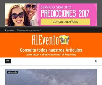 Alevento.com(Eventos) Screenshot