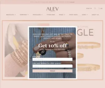 AlevJewelry.com(Alev Collection) Screenshot
