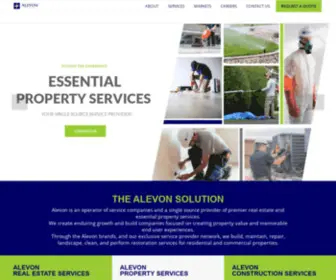 Alevongroup.com(Property Services) Screenshot