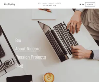 Alex-Fielding.com(Alex Fielding's story) Screenshot
