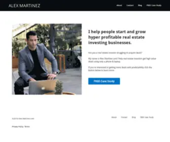 Alex-Martinez.com(Real Estate Training) Screenshot