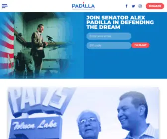 Alex-Padilla.com(Alex padilla) Screenshot