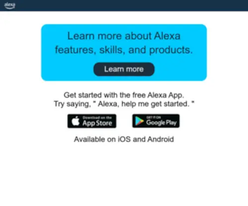 Alexa.com(Amazon Alexa) Screenshot
