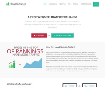Alexaboostup.com(Free Website Traffic Exchange) Screenshot