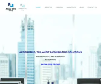 AlexacPagroup.com(Accounting services) Screenshot