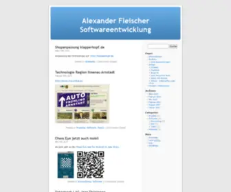 Alexander-Fleischer.de(Alexander Fleischer Softwareentwicklung) Screenshot