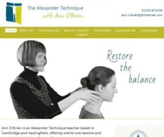 Alexander-IN-Cambridge.co.uk(Neck pain) Screenshot