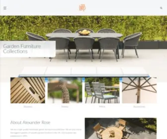 Alexander-Rose.co.uk(Quality luxury garden furniture which) Screenshot