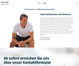 Alexander-Sahmel.com(Swiss Center for Health & Longevity) Screenshot