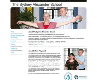 Alexander-School.com(The Alexander Technique) Screenshot