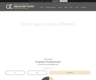 Alexander-Taylor.co.uk(Alexander Taylor Estate Agents) Screenshot