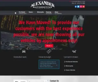 Alexanderautomotive.net(Alexander Automotive of Downtown) Screenshot