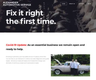 Alexanderautomotiveservice.com(Alexander Automotive Service) Screenshot