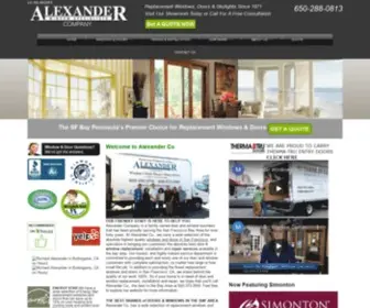 Alexanderco.com(Alexander Company) Screenshot