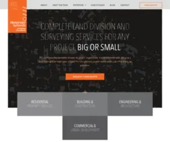Alexander.com.au(Land Surveyors Adelaide) Screenshot