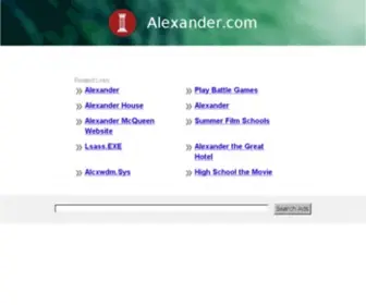 Alexander.com(Alexander) Screenshot