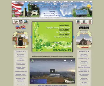 Alexandercountyonline.com(Alexander County Online Business Directory) Screenshot