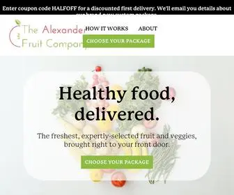 Alexanderfruit.com(The Alexander Fruit Company) Screenshot