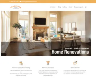 Alexanderhousepainting.com(Alexander Painting and Home Renovations) Screenshot