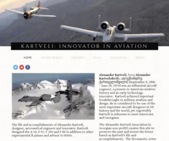 Alexanderkartveli.com(Innovator in Aviation) Screenshot