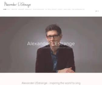 Alexanderlestrange.com(Alexander L'Estrange Composer) Screenshot